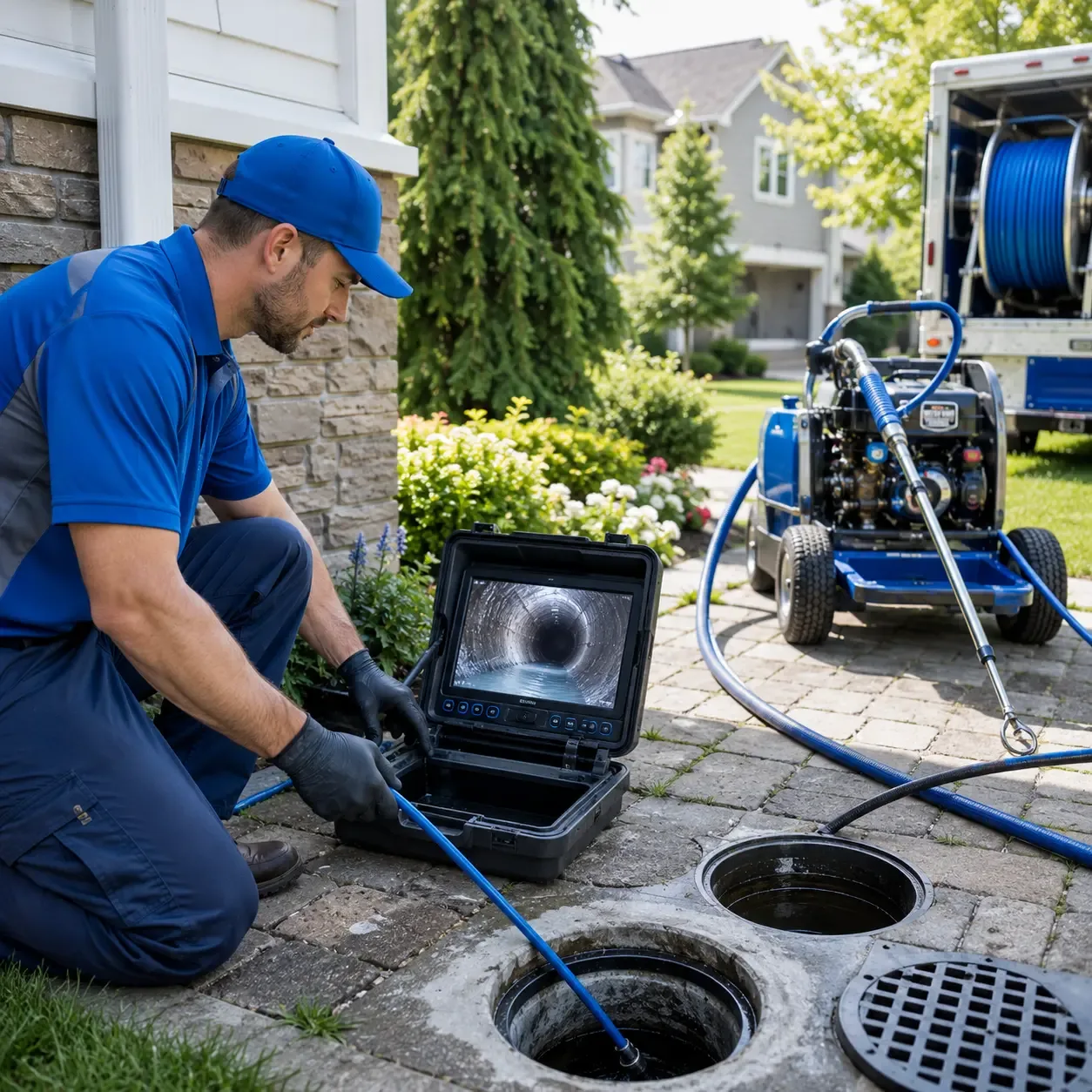 Outdoor drain cleaning professionals serving Olney, TX